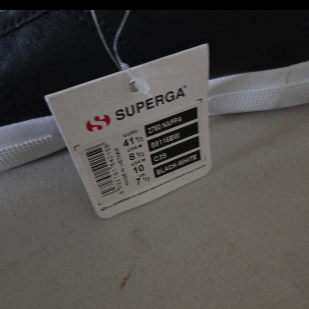 Superga 2750 Nappa Leather Classic Sneaker Women Size 10 New 082025 - Picture 4 of 4